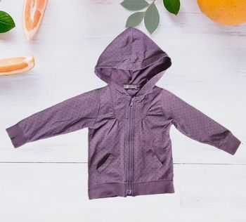 Veste à capuche lisa rose