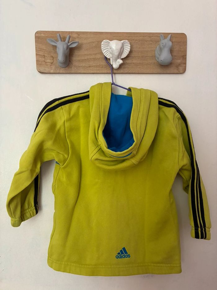 Veste à capuche, taille 2 ans, Adidas. - photo numéro 4