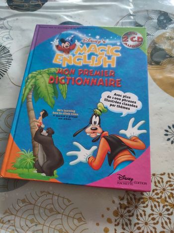 Album avec cd Magic english disney's