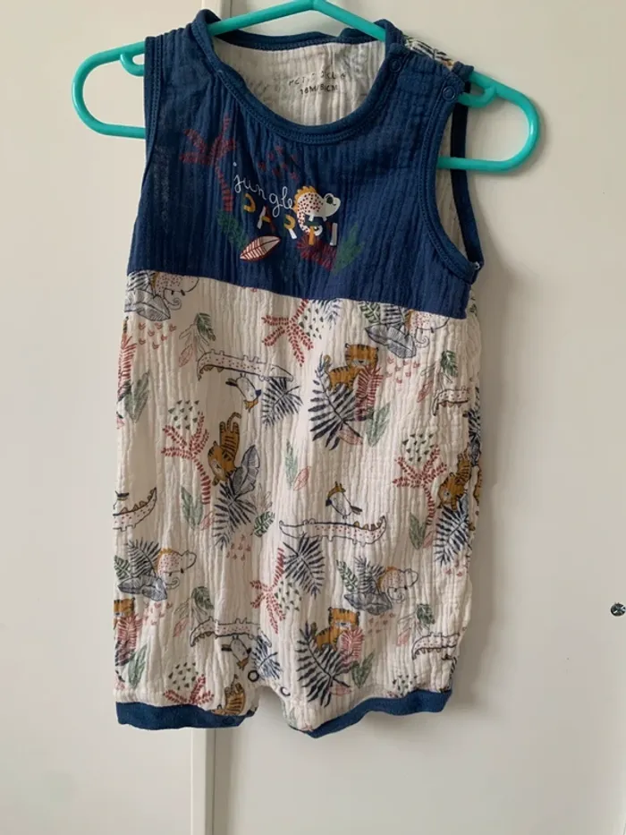 Combi-short d'été 18 mois