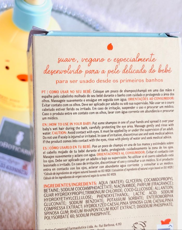 Shampoo Suave Boti Baby OBoticario - photo numéro 4