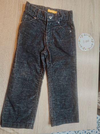 Pantalon en velours garçon 3ans tout simplement tbe