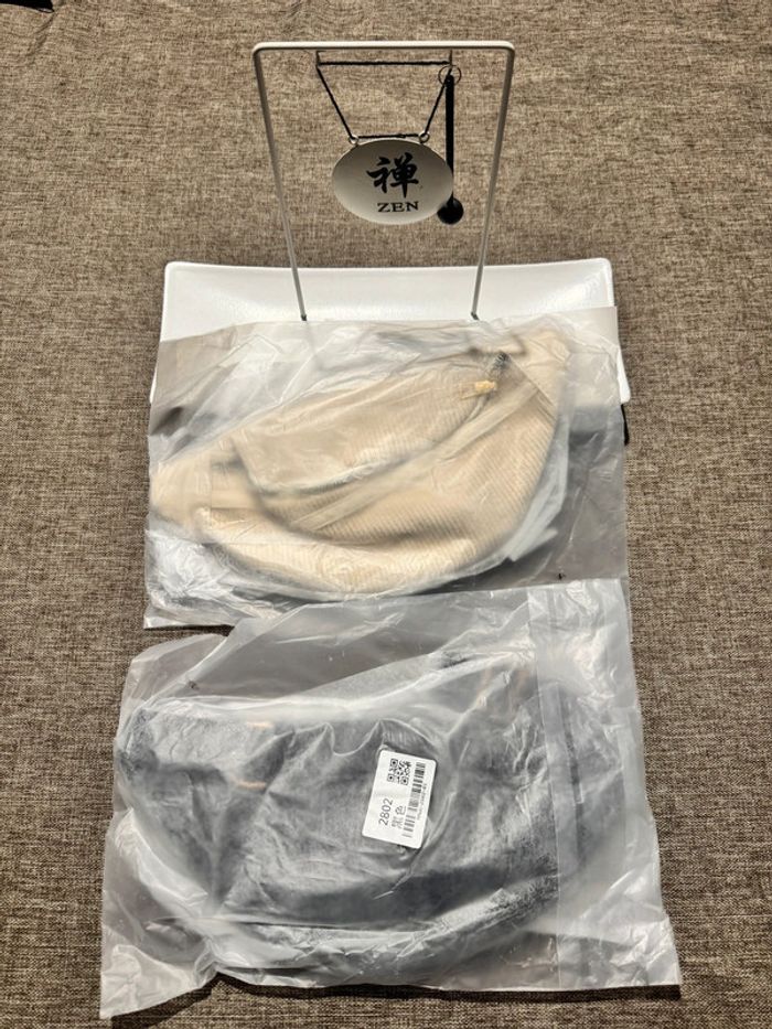 Lot de 2 sac banane velours - photo numéro 2