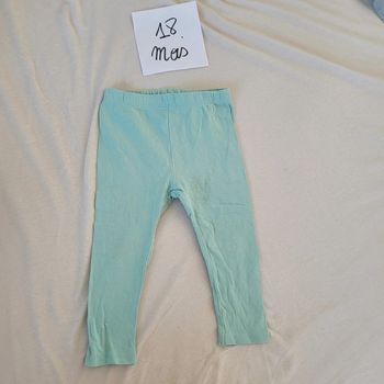 Legging 18 mois turquoise