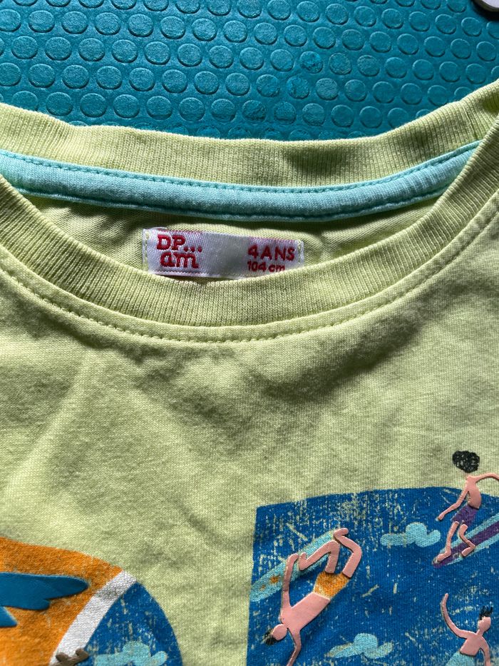 T shirt manches coutes Dpam 4 ans - photo numéro 2