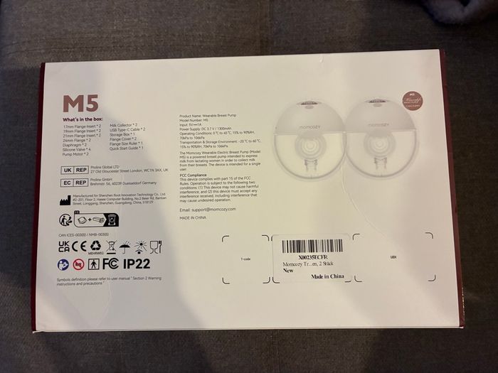 Tire-lait mains libres Momcozy M5 – Double pompe – Très bon état – Super pratique ! - photo numéro 6