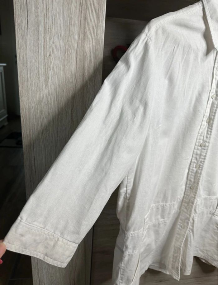 Chemise saharienne en lin – Taille 46 - photo numéro 7