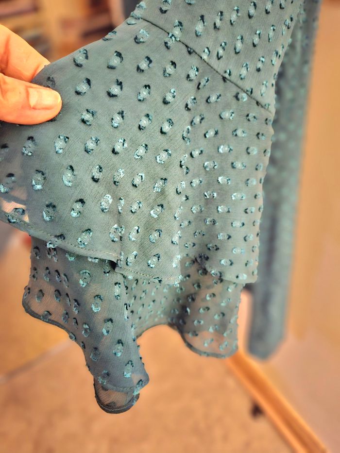 Robe chic verte Het M T 36/38 - photo numéro 6