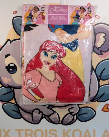 Disney - Serviette de plage en microfibre - Princesses