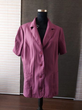 Veste chemise violette