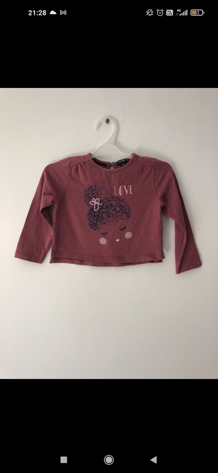 T-shirt court Kiabi 2 ans