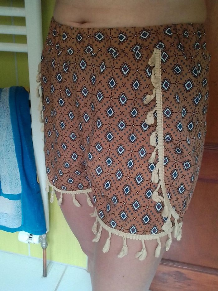 Short femme fluide brun Shein - photo numéro 4
