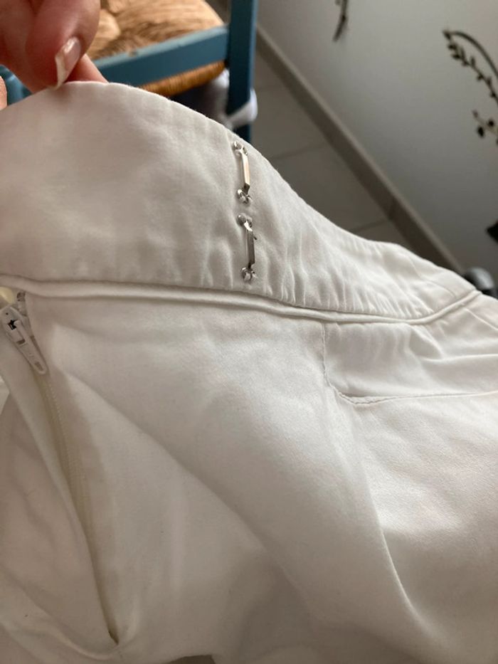 Pantalon blanc ajusté grain de malice Taille 42 - photo numéro 7