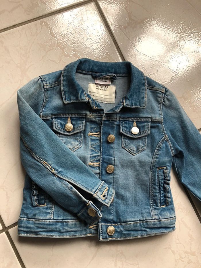 Veste en jean - taille 2 ans - photo numéro 5