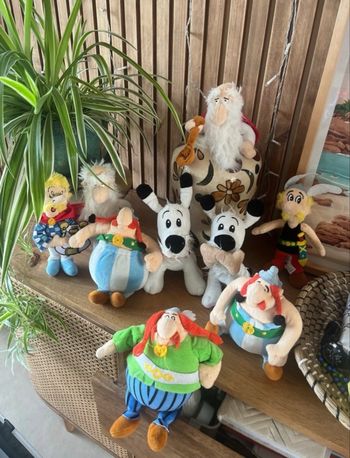 Peluches Astérix et obelix 