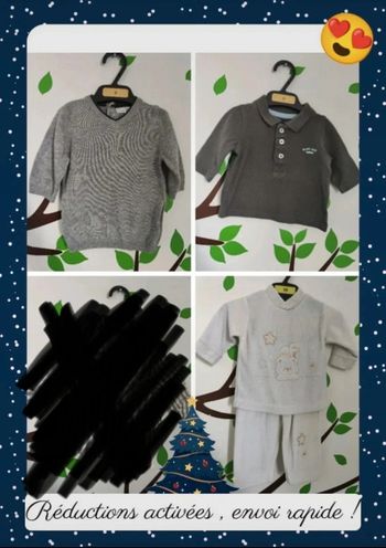 Lot habits 1 mois garçon hiver/mi saison