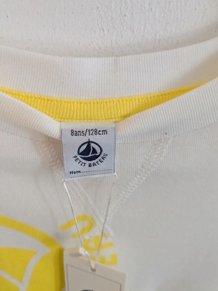 T-shirt manches longues bateau 8 ans - photo numéro 4