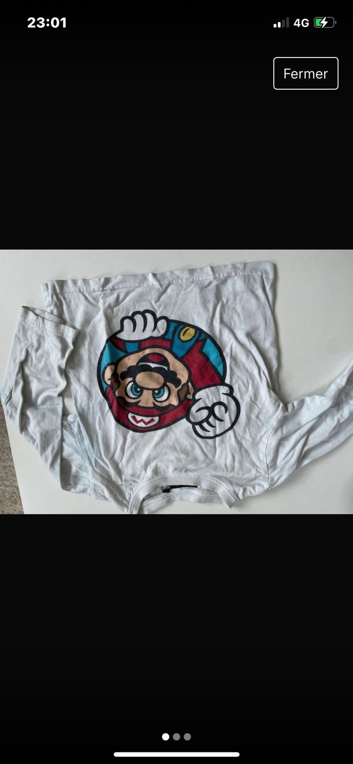 T-shirt mario