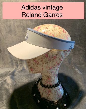 Casquette vintage Adidas Roland Carros taille unique