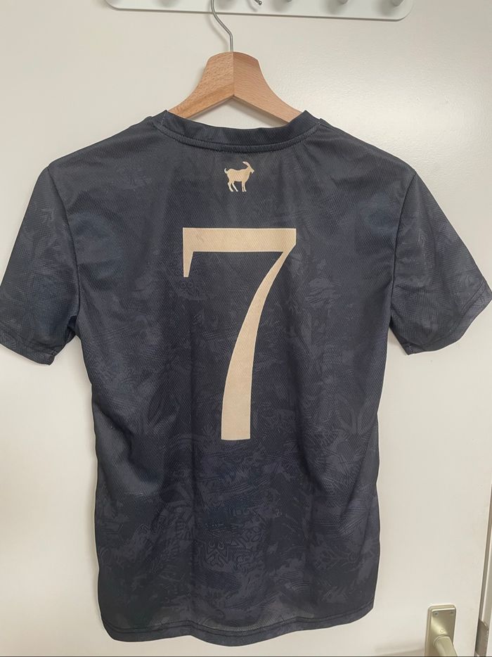 Maillot fan Cristiano Ronaldo – Portugal, numéro 7, motif GOAT - photo numéro 2