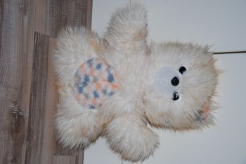 Doudou gipsy vintage ours beige creme