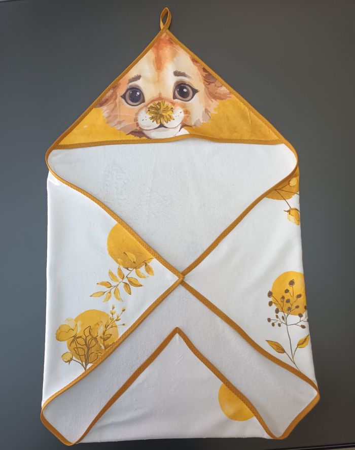 Cape de bain pour bébé, Lion