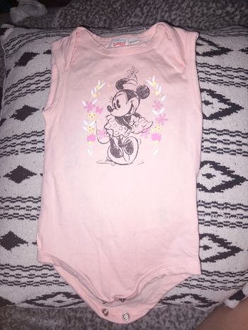 Lot 2 bodies action disney minnie taille 62/68cm