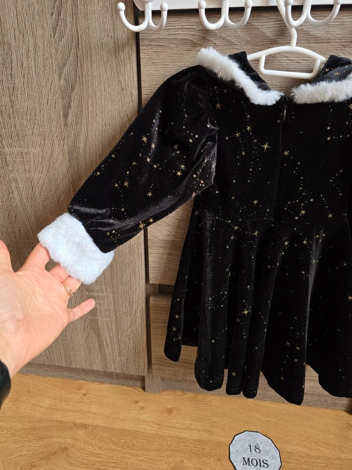 Vêtement Bébé Fille - Robe noir - Chicaprie - 18 mois - photo numéro 7