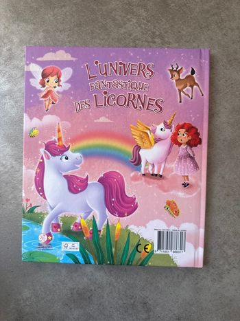 Livre l’univers fantastique des licornes