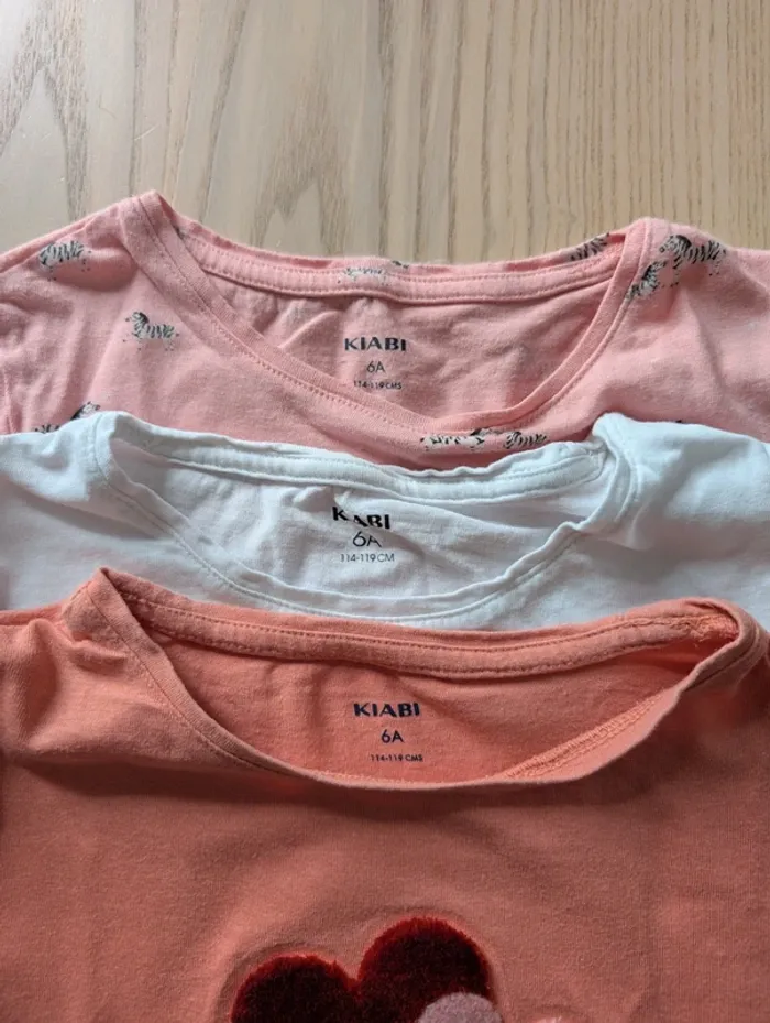 Lot de 3 t-shirts fille Kiabi - photo numéro 5