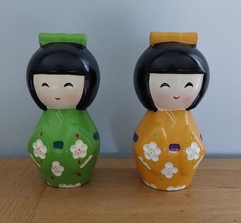 Tirelire Kokeshi poupée japonnaise
