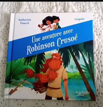 Livre une aventure avec robinson-crusoé