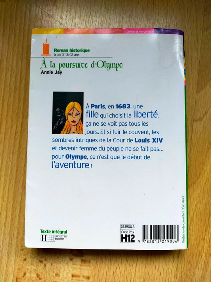 Livre " à la poursuite d'Olympe" - photo numéro 2