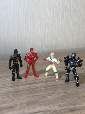 Figurines mini figure playset power rangers bandai