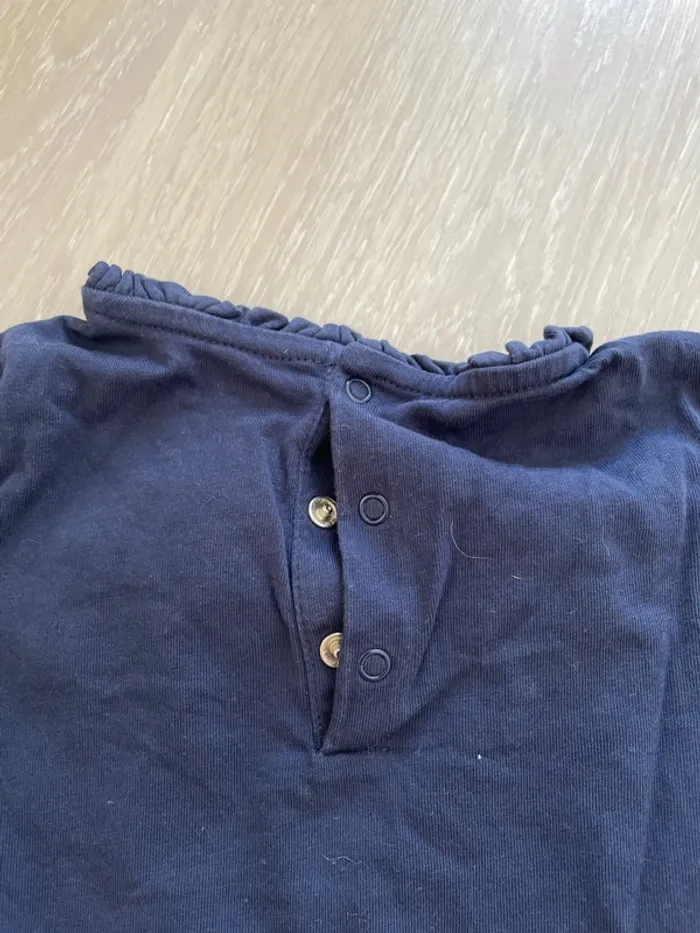 T’shirt bleu marine lapin - photo numéro 4