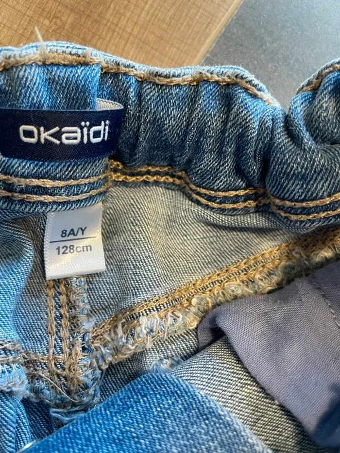 Lot jupe en jeans 8 ans Okaidi/DPAM - photo numéro 5
