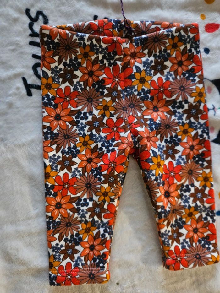 Legging fleuri - Sergent Major - 3Mois/59cm - photo numéro 5