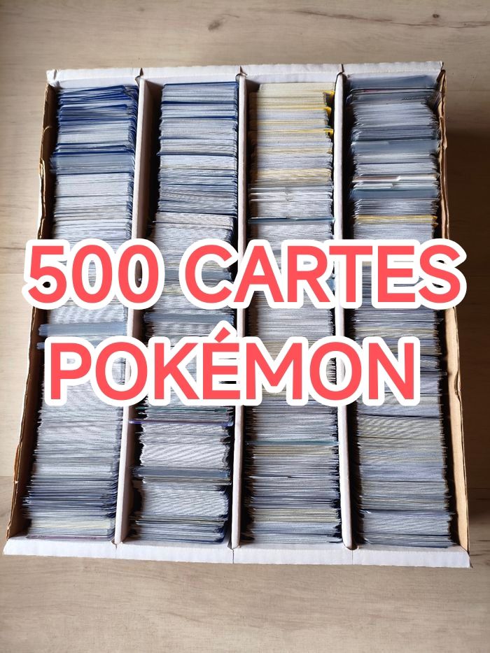 Lot 500 cartes Pokémon VF en très bon état