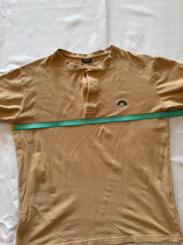 Polo beige/marron avec motif imprimé - Influx - L/40 - photo numéro 9