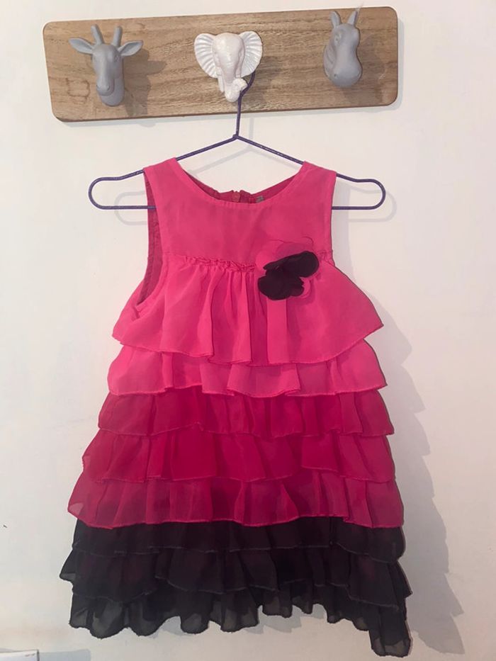 Robe à volants couleurs dégradées, 24 mois, Orchestra.