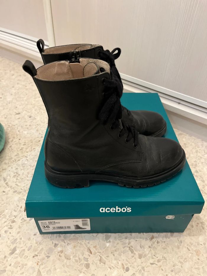 Bottines noires fille 36 Acebo’s - photo numéro 8