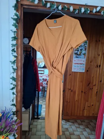 #robe longue marron
