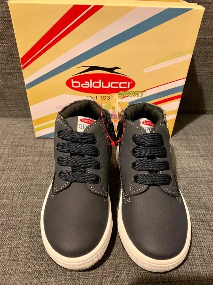 Balducci baskets montantes - bleu marine taille 23 - photo numéro 4