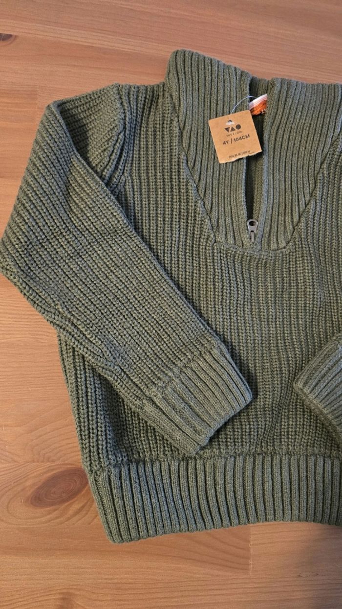 (neuf non porté) 🏷🥰 superbe pull 4ans Garçon 🤩💙 - photo numéro 3