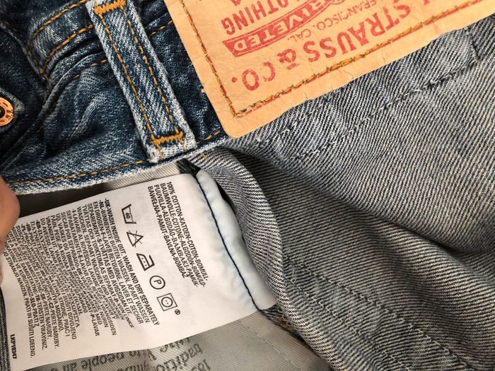 Corsaire en jean Lévis 529 W27 - photo numéro 7