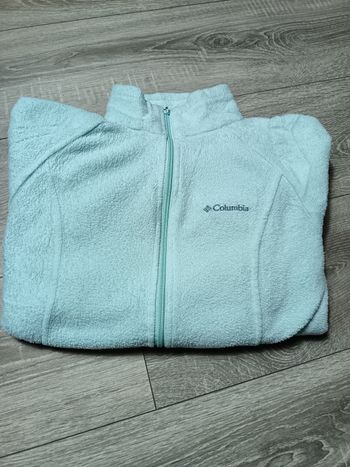 Veste polaire columbia turquoise femme taille s