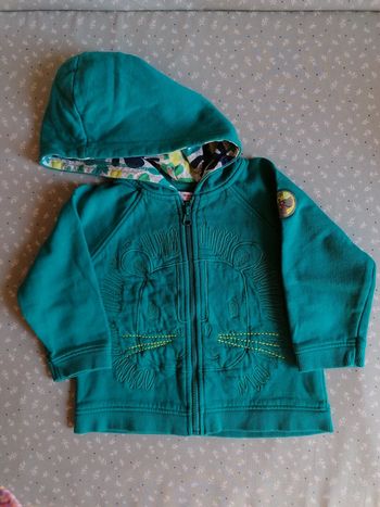 Veste zippée DPAM 18 mois