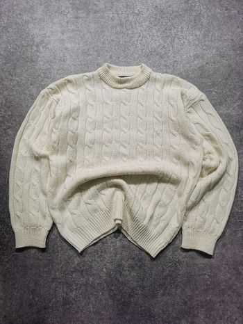 Pull vintage Torsadé Armor-lux laine 