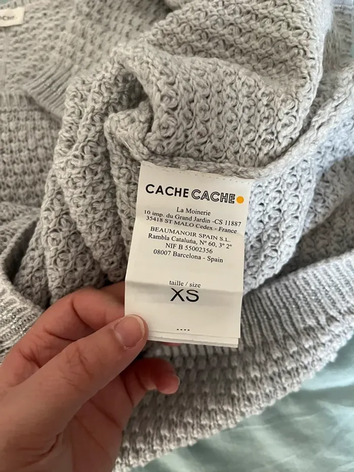Pull gris - photo numéro 4