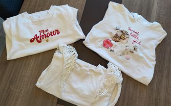 Lot de 3 pulls fille 5 ans 🦋